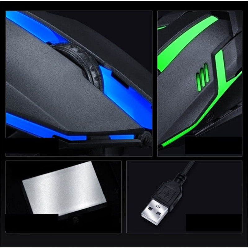 Mouse Gamer M20 Yelandar 3000 Dpi Rgb Led