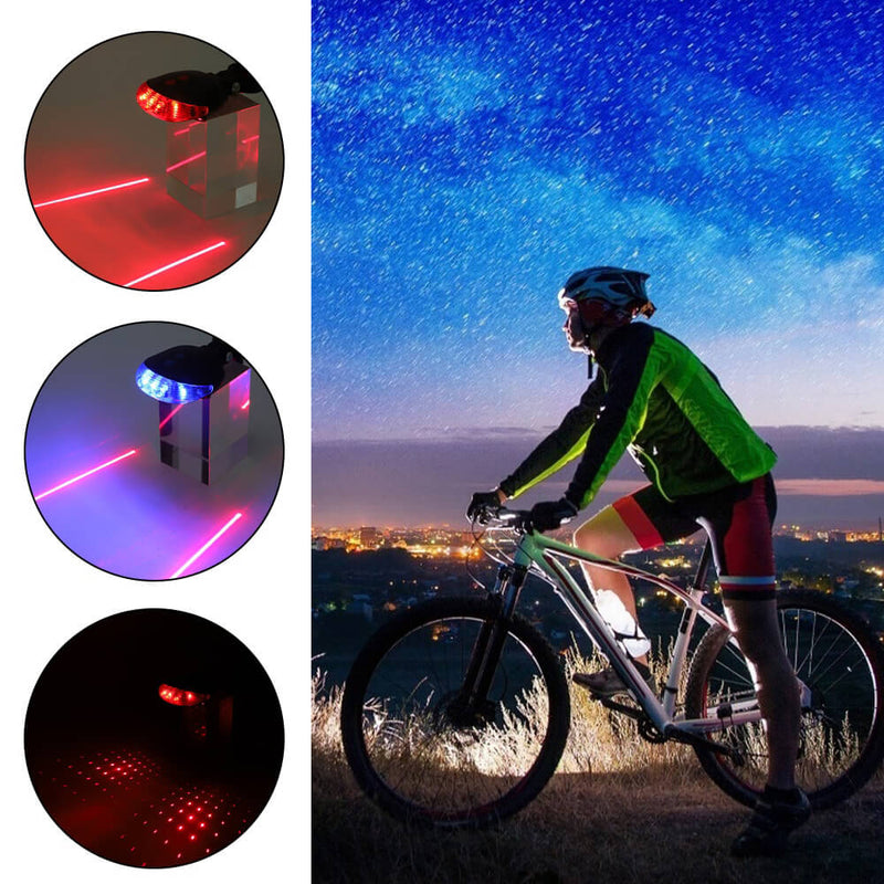 Luz Led para Bicicleta Traseira à Prova D'água