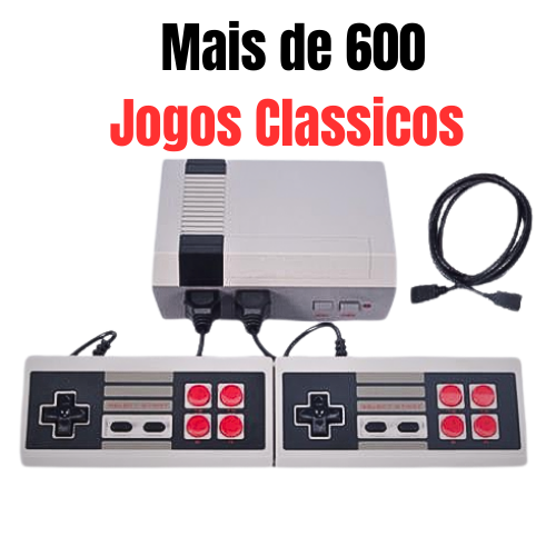 Console de Videogame HDMI Mini Retrô Clássico 600/621 jogos clássicos